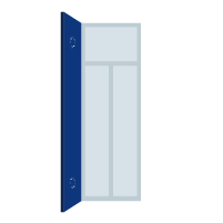 Série ECOV PRO com divisória vertical
